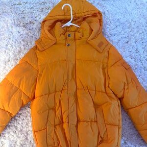 Forever 21 Bright Orange/ mustard Men's Jacket